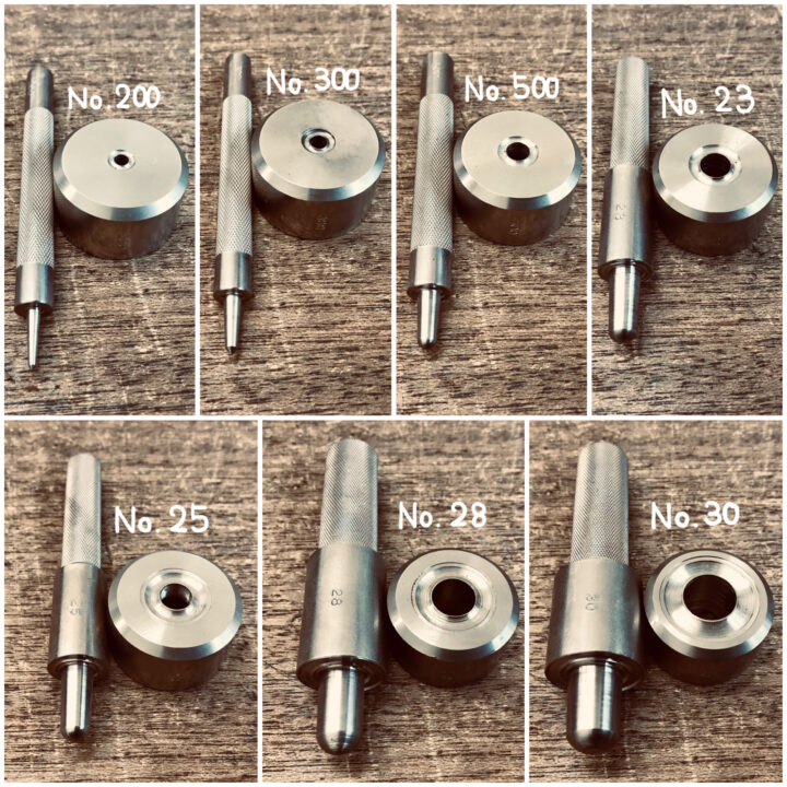 ハトメリング打 サイズ７種類 製品紹介 レザー工具 レザークラフト用工具の企画 製造 岡製作所 市川市