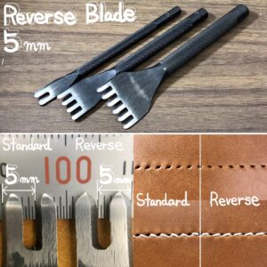 Reverse blade hole punches (5mm:space between prongs) <2types>【Specially made items】