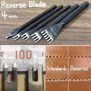 Reverse blade hole punches (4mm : space bettween prongs)〈5types〉【Specially made items】 　