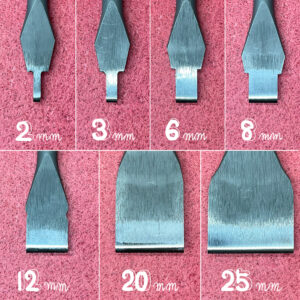 Thonging Chisels 1Prong (2mm/ 3mm/ 6mm/ 8mm/ 12mm/ 20mm/ 25mm) 