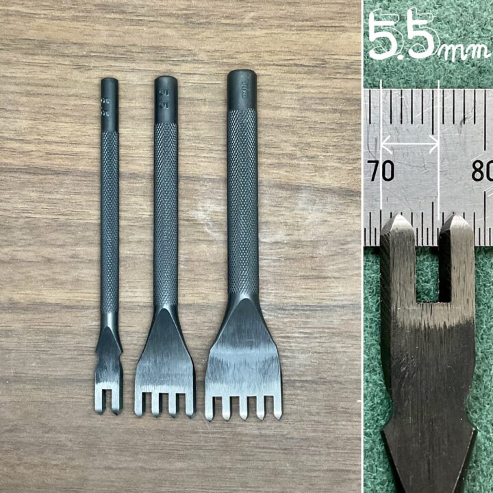 菱目打 5.5mmピッチ【特注工具販売】｜製品紹介｜レザー工具、レザークラフト用工具の企画・製造 | 岡製作所 | 市川市