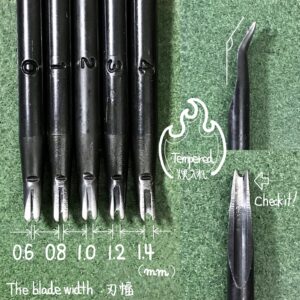 Special Pro Edger【Ebony】5types/ Includes: Sharpening Rod, Water resistant paper no.800, no.1200 and Polishing compound(Specially made items limited)【Specially made items】