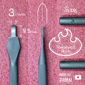 Thonging Chisels 1Prong (2mm/ 3mm/ 6mm/ 8mm/ 12mm/ 20mm/ 25mm) 