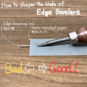 Special Edge Beveler【Ebony】3types/ Includes: Polishing compound(Specially made items limited)【Specially made items】