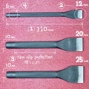 Thonging Chisels 1Prong (2mm/ 3mm/ 6mm/ 8mm/ 12mm/ 20mm/ 25mm) 