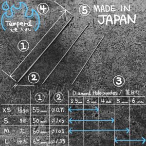 Harness Needles(4kinds) Round with blunt point