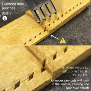 1本丸目打 (菱目打専用)【特注工具販売】