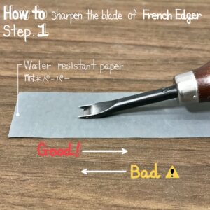 French edger (3types)(Includes: Polishing compound/ Water resistant paper#1200)