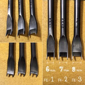 Special French Edger【Ebony】(3types)  Includes: Water resistant paper no.1200 and Polishing compound 【Specially made items】