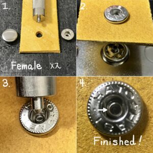 バネホック打　大 【metal fittings: No.5(HASI HATO)/ 12.5mm(PRIM)】