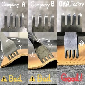 Reverse blade hole punches (3mm : space bettween prongs)〈3types〉【Specially made items】