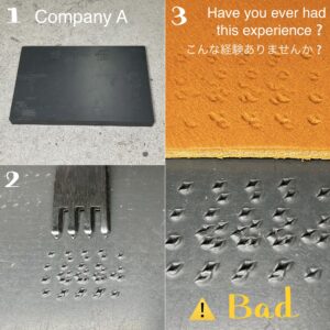 ゴム板(木目調) XXL【レザークラフト専用】【特注工具販売】