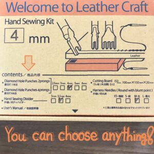 Welcome to Leather Craft (Hand Sewing kit) 4mm