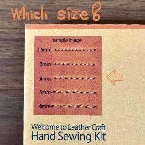 Welcome to Leather Craft (Hand Sewing kit) 2.5mm