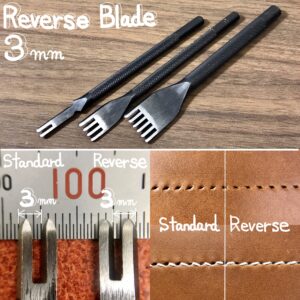 Reverse blade hole punches (3mm : space bettween prongs)〈3types〉【Specially made items】