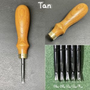 Special Pro Edger【Tan】5types/ Includes: Sharpening Rod, Water resistant paper no.800, no.1200 and Polishing compound(Specially made items limited)【Specially made items】