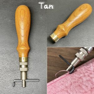 Special Stitching Groover【Tan】Includes: Polishing compound 【Specially made items】