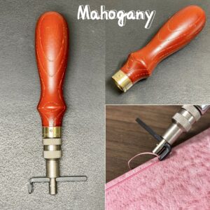 Special Stitching Groover【Mahogany】Includes: Polishing compound 【Specially made items】