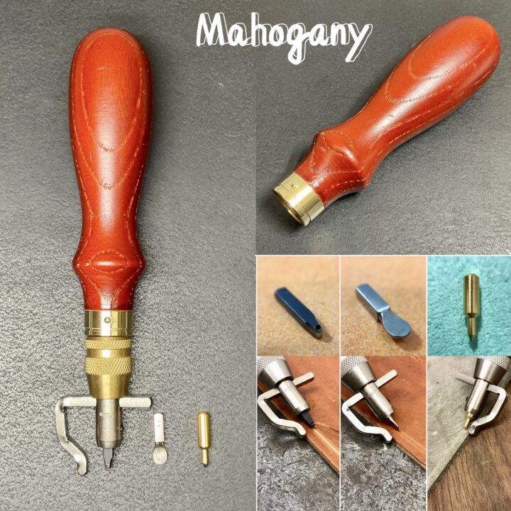 Leathercraft 5 in 1 Groove Tool Adjustable Leather Edge Stitching