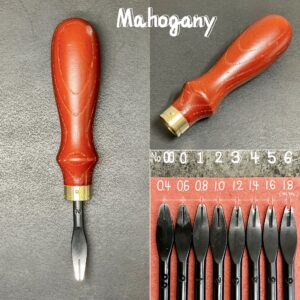 Special Edger【Mahogany】8types/ Includes: Polishing compound/ Water resistant paper#1200【Specially made items】