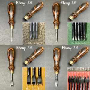 Special French Edger【Ebony】(3types)  Includes: Water resistant paper no.1200 and Polishing compound 【Specially made items】