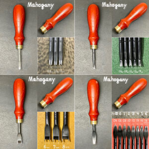 Special Edger【Mahogany】8types/ Includes: Polishing compound/ Water resistant paper#1200【Specially made items】