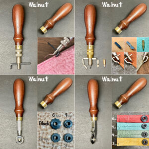 Special Stitching Groover【Walnut】Includes: Polishing compound 【Specially made items】