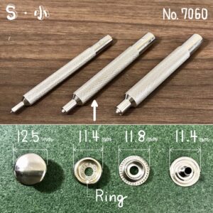 Spring Snap Setter (M) metal fittings: No.5(HASI HATO)/ 12.5mm(PRIM), Item  list