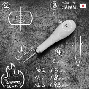 Round Blade Awl No.3(1.93mm)