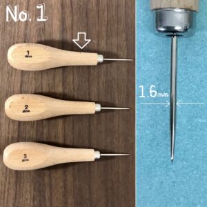 Round Blade Awl No.1(1.6mm)