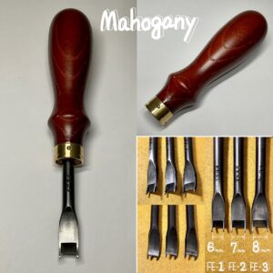 Special French Edger【Mahogany】(3types)  Includes: Water resistant paper no.1200 and Polishing compound 【Specially made items】