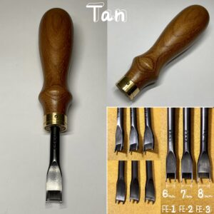 Special French Edger【Tan】(3types)  Includes: Water resistant paper no.1200 and Polishing compound 【Specially made items】