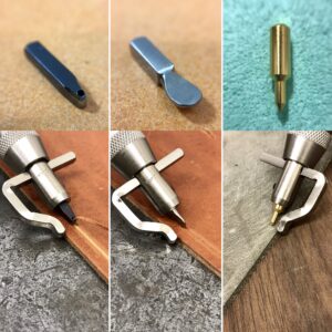 Special Pro Stitching Groover【Tan】Includes: blade, Small spoon, Divider blade, Allen key and Polishing compound【Specially made items】