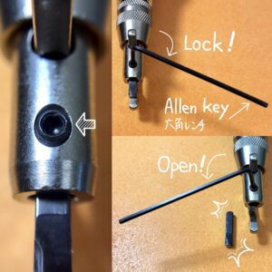 Special Pro Stitching Groover【Walnut】Includes: blade, Small spoon, Divider blade, Allen key and Polishing compound【Specially made items】