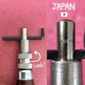 特選 ステッチンググルーバー【ウォルナット】青棒付き(特注工具限定)【特注工具販売】