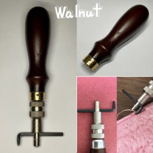 Special Stitching Groover【Walnut】Includes: Polishing compound 【Specially made items】