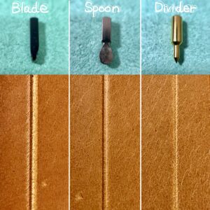 Special Pro Stitching Groover【Tan】Includes: blade, Small spoon, Divider blade, Allen key and Polishing compound【Specially made items】