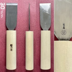 Skiving Knife 30mm (Japanese Style) Includes: Polishing compound