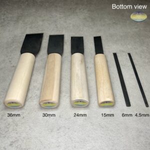 革包丁 24mm (青棒付き: 研磨剤) 火造り品