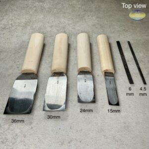 革包丁 24mm (青棒付き: 研磨剤) 火造り品