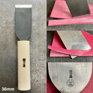 Skiving Knife 36mm (Japanese Style) Includes: Polishing compound