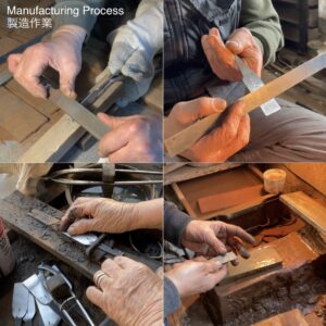 革包丁 24mm (青棒付き: 研磨剤) 火造り品