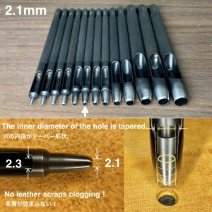 ハトメ抜き 2.1mm/ 7号