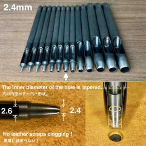 ハトメ抜き 2.4mm/ 8号