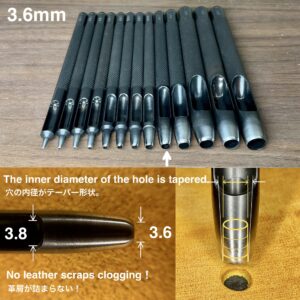 ハトメ抜き 3.6mm/ 12号