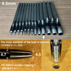 ハトメ抜き 4.5mm/ 15号