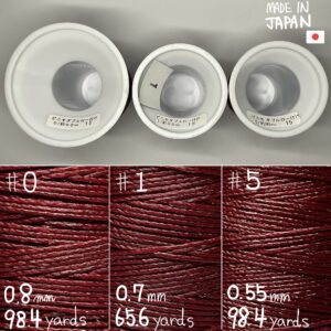 Vinymo Waxed Thread【15.Wine Red】