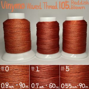Vinymo Waxed Thread【105.Reddish Brown】