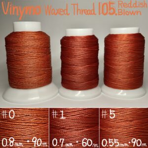 Vinymo 蝋引き糸【105.Reddish Brown】