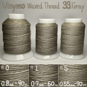 Vinymo Waxed Thread【33.Gray】